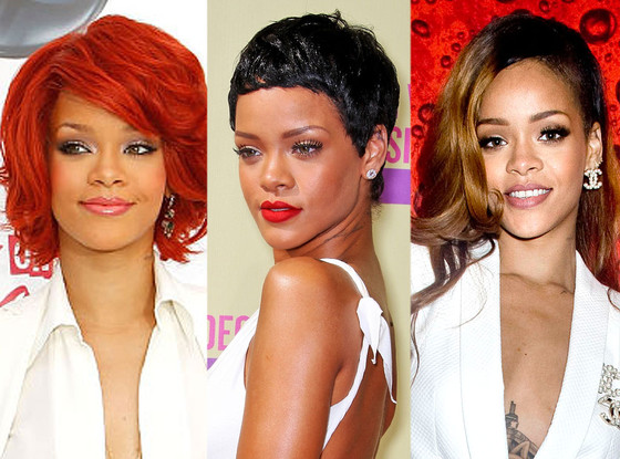 Rihanna's Hair Evolution Rihanna's Hair Evolution